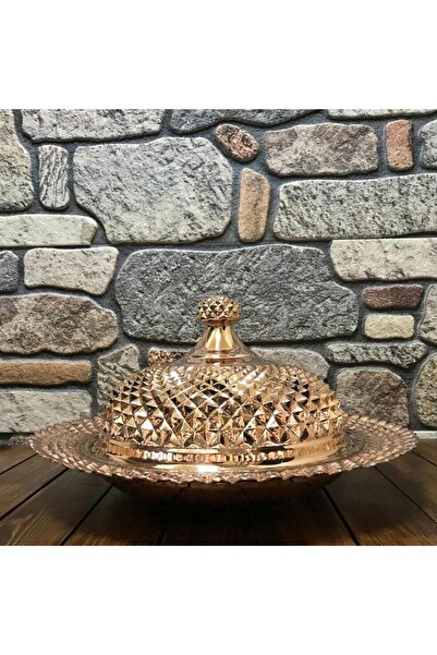 EFEMİR Pyramid Embossed Copper Rice Cooker 40 cm