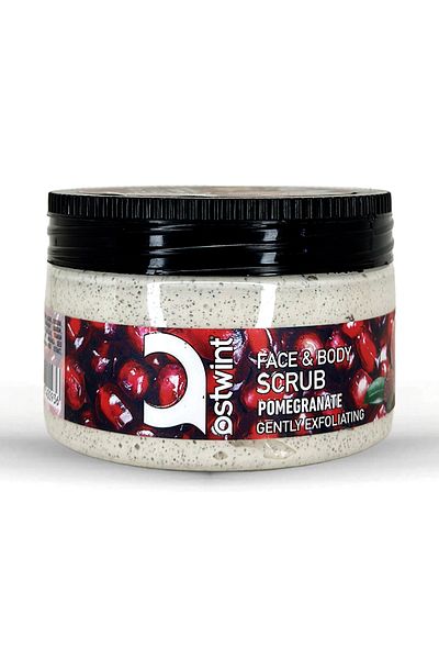 Ostwint Face and Body Peeling Scrub Pomegranate 300ml Skin Cleanser Smoothing Circulation Accelerator