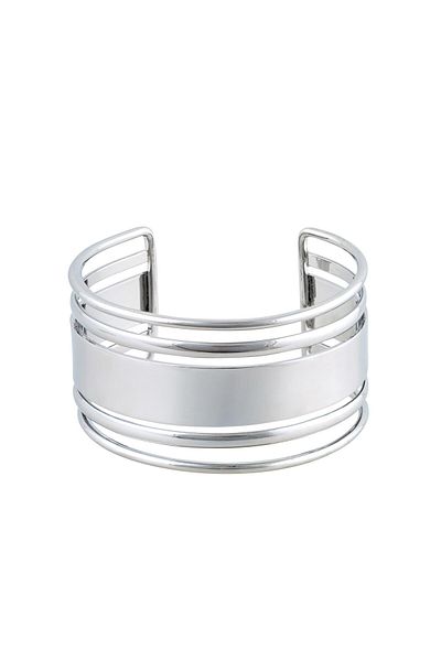 RİVUS Silver Bracelet - Thick Shaped