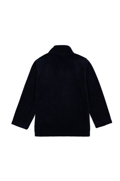 U.S. Polo Assn. Boy's Navy Blue Zippered Fleece Sweatshirt 50293545 -Vr033