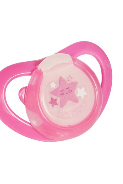 Bebedor Pink Night Series - 0-6 Months Palate Silicone Shining Pacifier 181