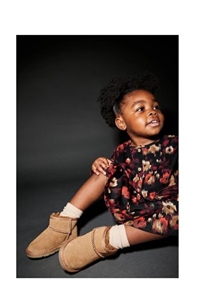 Next Baby Mini  Suni Kürk Astarlı Su Geçirmez Süet Botlar