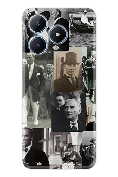 realme C61 Kılıf Boutique Baskılı Resimli Atam Pcode -043