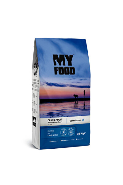 My Food Yetişkin Köpek Orta Ve Büyük Irk Kuru Maması Kuzulu Pirinçli 2,5 Kg