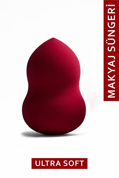 Hill Beauty Turkey Ultra Soft Armut Makyaj Süngeri Kırmızı