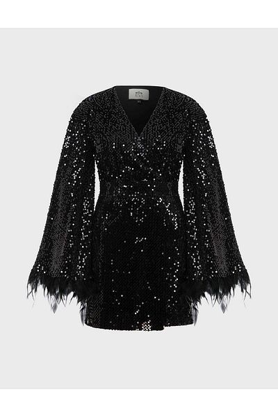 İLVİ Puebla Women's Black Dress