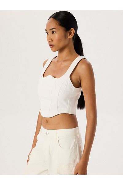 RİVUS Λευκό Jean Bustier