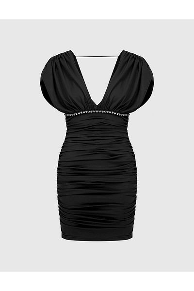 İLVİ Women's Black Valerda Dress