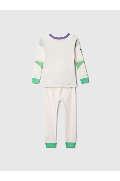 GAP Bebek Yeşil %100 Organik Pamuk Toy Story Grafikli Pijama Takımı