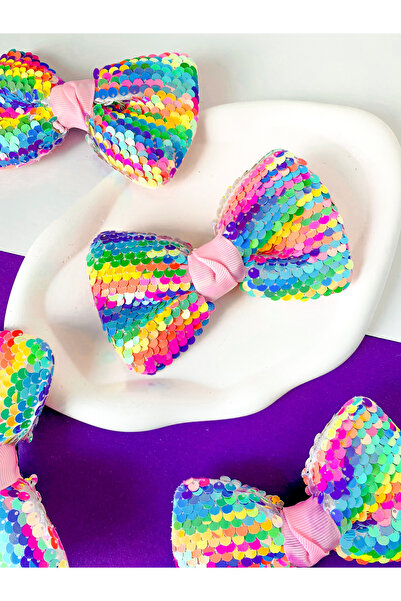 PURPLE'S BİR TUTAM MUTLULUK Payetli İçi Dolgulu Clips