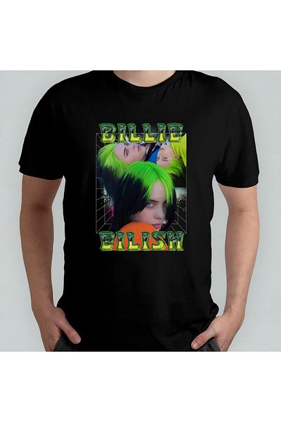 Pixxa Μπλουζάκι Billie Eilish Crew Neck 100% βαμβακερό - Μοντέλο 5