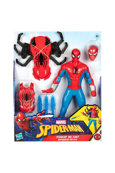 Marvel Spider-Man | Thwip Blast Action Figure 11-Inch with Accessories for Kids Ages 4+