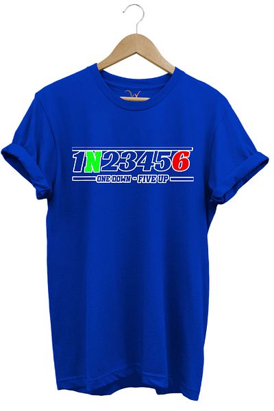 WİDİ Μοτοσικλέτα Gear Printed - Μπλουζάκι One Down/Five Up