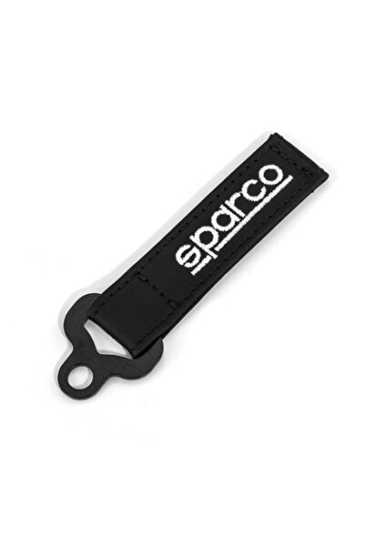 Sparco Siyah Emniyet Kemeri Anahtarlık Otomobil Aksesuar Premium Kalite