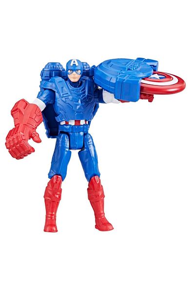 Marvel Epic Hero Series | Battle Gear Captain America 4-Inch Action Figure for Kids 4+