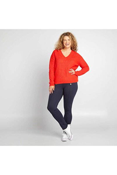 KIABI Leggings with gold-coloured buttons BLUE
