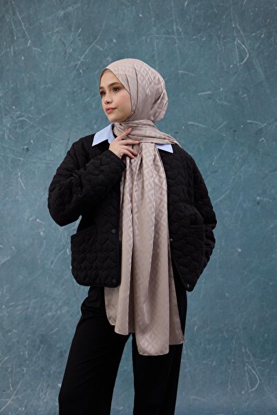 İpekhan Φθινοπωρινό Χειμώνα Μεταξένιο Ζακάρ Σάλι Light Mink 9019-28