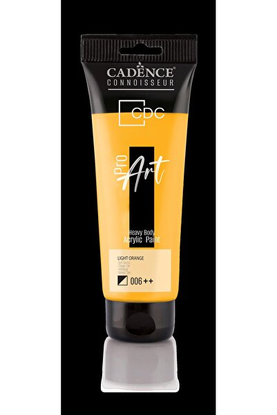 Cadence Boya طلاء أكريليك ثقيل الجسم من بروارت Pr-006 برتقالي فاتح 120 مل