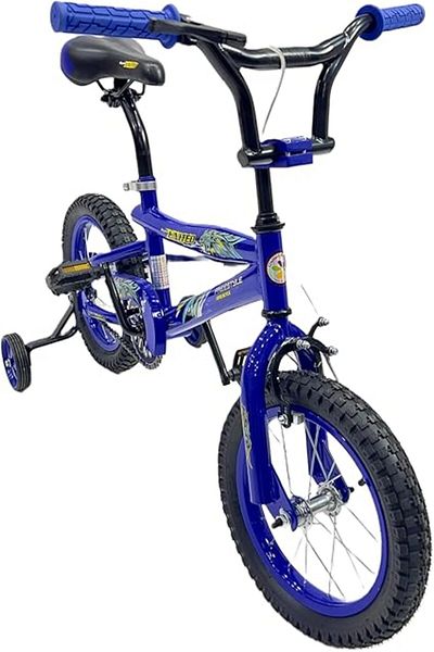 ALBADER , Cobra Kids Bike For 6-9 Years Old, Adjustable Seat, dualbrake, 14-Inch Size Bicycle