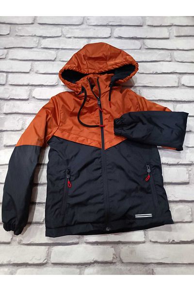 AZRA ÇOCUK GİYİM Children's Fleece Raincoat Coat - Cold-Proof Inside