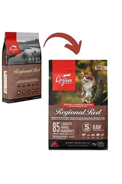 Orijen Regional Red Tahılsız Kırmızı Etli Kedi Maması 1,8kg