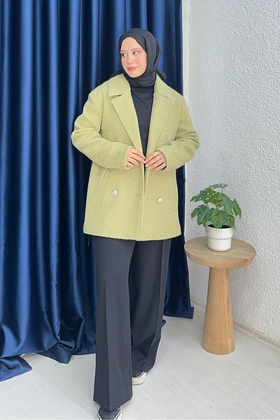 lurex moda Jachetă oversize căptușită cu ștampilă