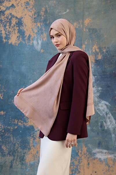 İpekhan Φθινοπωρινό Χειμώνα Μεταξένιο Ζακάρ Σάλι Sepia 9018-31