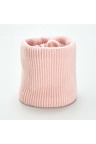 KİABİ Plain knit snood PINK