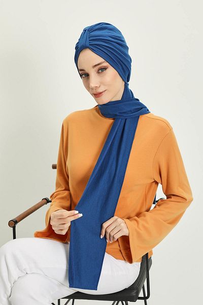 Aisha's Design عمامة بونيه مع وشاح شتوي، b-80rb