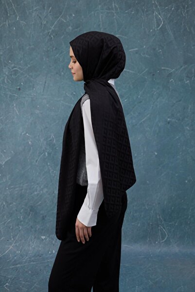 İpekhan Φθινοπωρινό Χειμώνα Μεταξένιο Ζακάρ Σάλι Μαύρο 9019-06