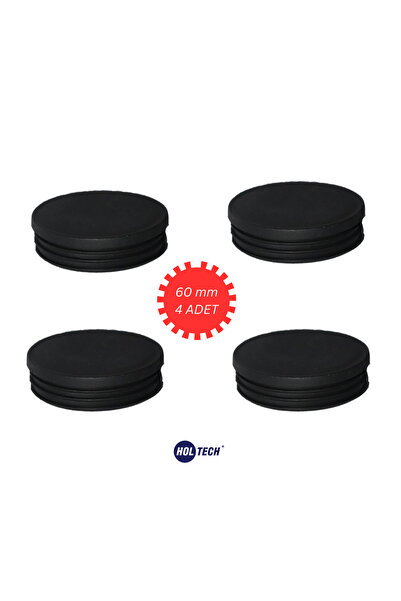 HOLTECH 60 mm Ranza Boru Kapağı Ranza Plastiği 4 Adet  Ranza Tapası Yuvarlak ...