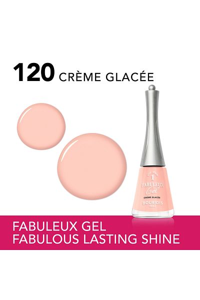 Bourjois Fabuleux Gel Nail Polish - 120 - Crème Glacée, 9ml