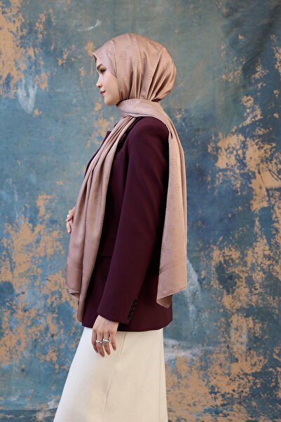 İpekhan Φθινοπωρινό Χειμώνα Μεταξένιο Ζακάρ Σάλι Sepia 9018-31