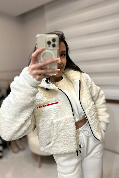 MoyStore Prdd Peluş Yumoş Kısa Mont