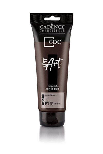 Cadence PROART HEAVY BODY METALİK AKRİLİK BOYA PRM-313 KAHVERENGİ 120ML