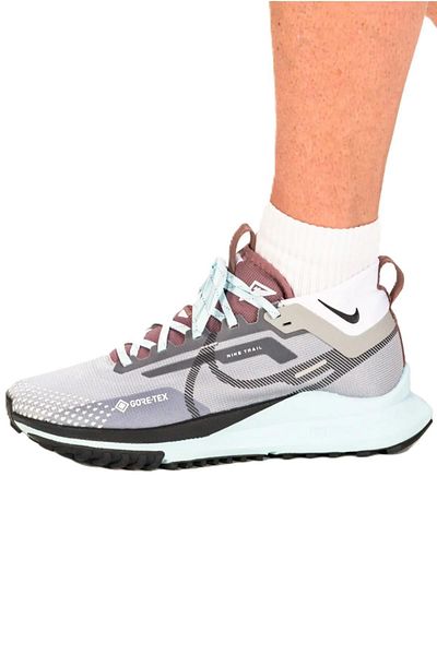 Nike React Pegasus Trail 4 Goretex Waterproof Running Shoes - Grey&Blue Reflective