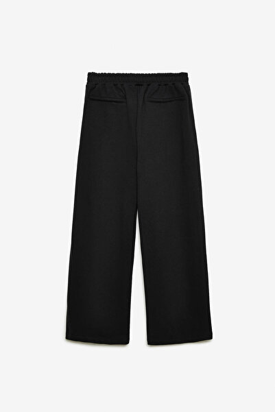 GRIMELANGE ARTON Erkek %100 Pamuk 3 İplik Siyah Eşofman Altı