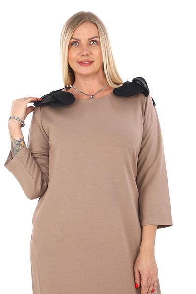 zitex Floral Detail Dress on the Shoulder
