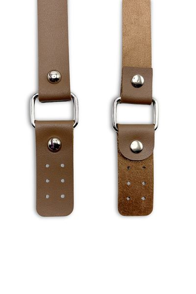 SENSY Long Double Leather Bag Handle 80 cm