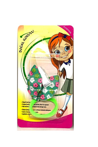 Headlice Stopper Doğal Kokulu Mavi Kalpli Lastik Bit Tokası