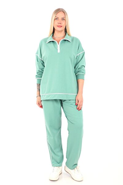 zitex Set de trening cu guler cu fermoar