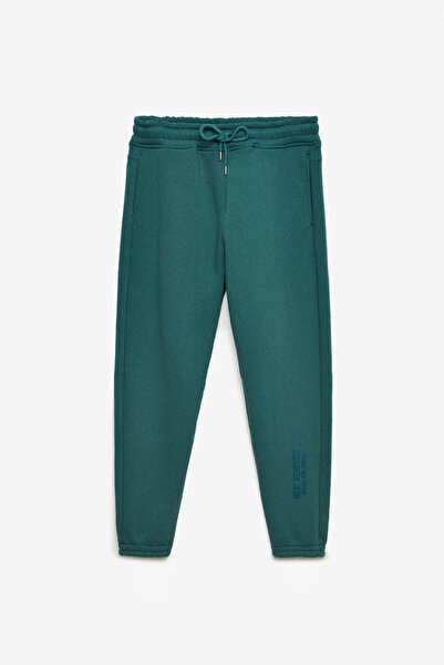 GRIMELANGE Σετ ανδρικής φόρμας LEUTRIM με στάμπα με 3 νήματα, ελαστικά πόδια, πράσινη φόρμα