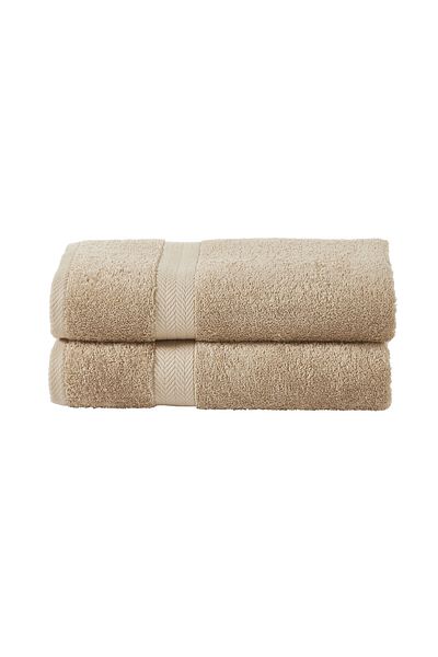 Donetella 2 - Pcs Premium Hand Towels (50x90cm ) 600 GSM 100% Combed Cotton
