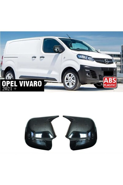 HYM TUNİNG Opel Vivaro 2021+ Yarasa Ayna Kapak Sağ Sol Takım Parlak Siyah