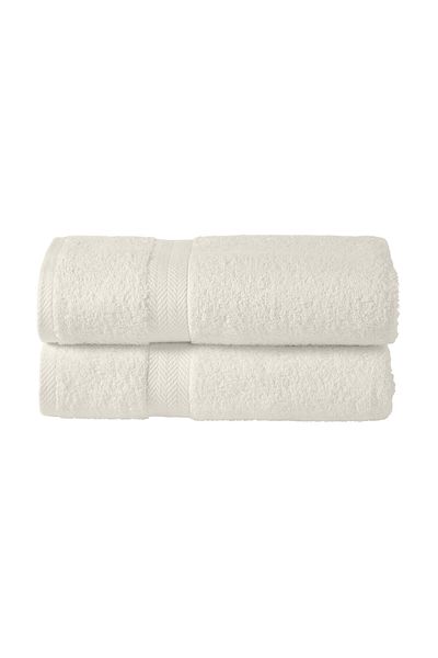 Donetella 2 - Pcs Premium Hand Towels (50x90cm ) 600 GSM 100% Combed Cotton