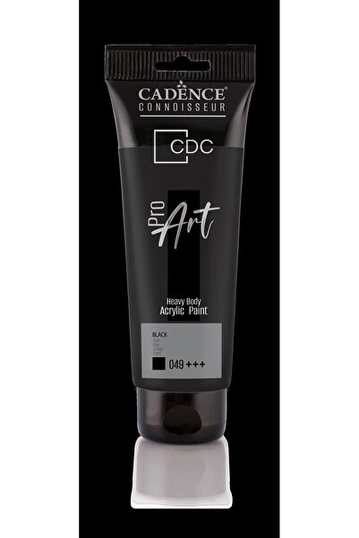 Cadence Boya طلاء أكريليك ثقيل الجسم من بروارت Pr-049 أسود 120 مل
