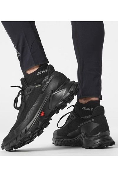 Salomon Мъжки обувки за бягане на открито (GORE-TEX), черни