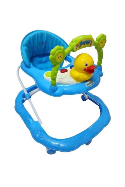 BabyCara مشاية موسيقية للأطفال بثلاثة ارتفاعات قابلة للتعديل