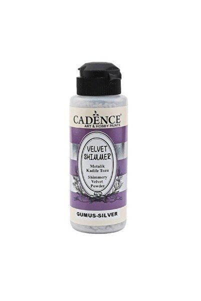 Cadence VELVET SHIMMER METALİK KADİFE TOZU VS-01 GÜMÜŞ 120ML