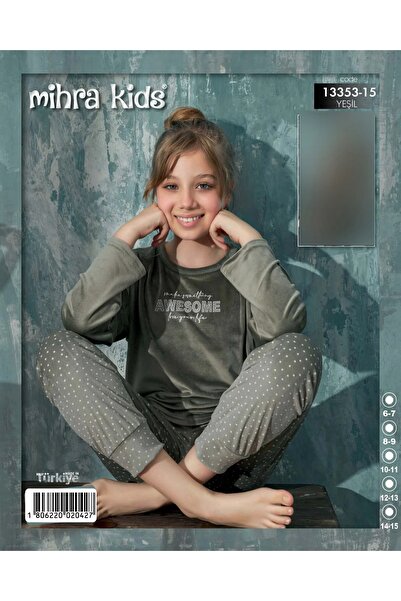 Mihra Kadife Pijama Takım Çocuk 13353-15